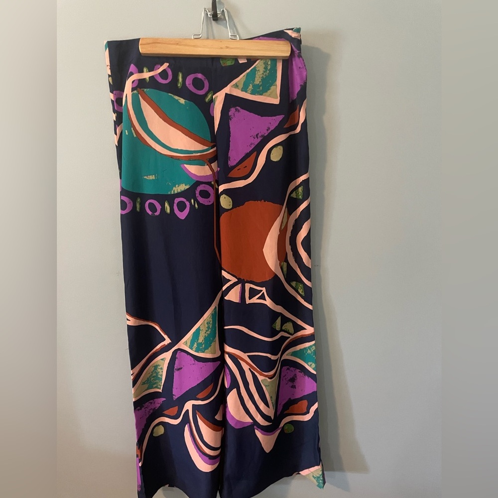 Jealous Tomato Abstract Flare Pants